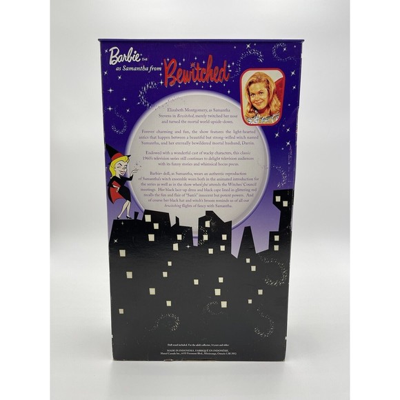 Mattel Toys Barbie As Samantha In Bewitched Black Outfit Collectors
